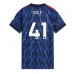 Arsenal Declan Rice #41 Bortedrakt Dame 2025-26 Korte ermer
